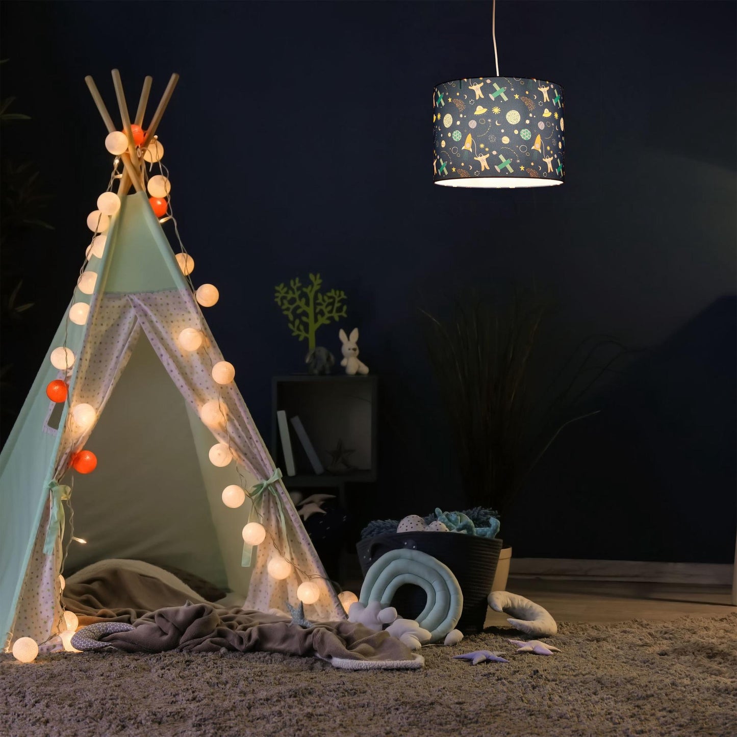 Hanging lamp for children's room Space