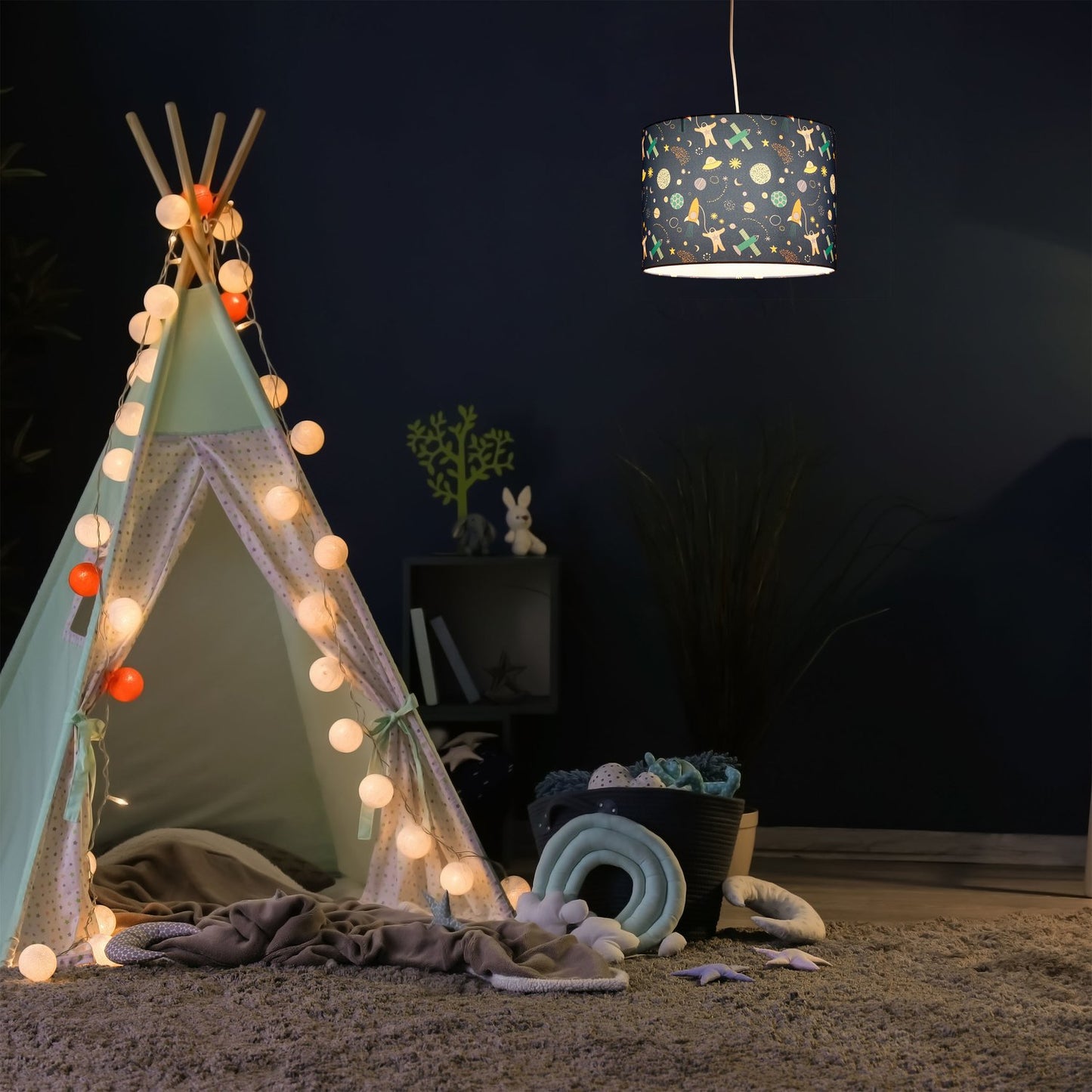 Hanging lamp for children's room Space