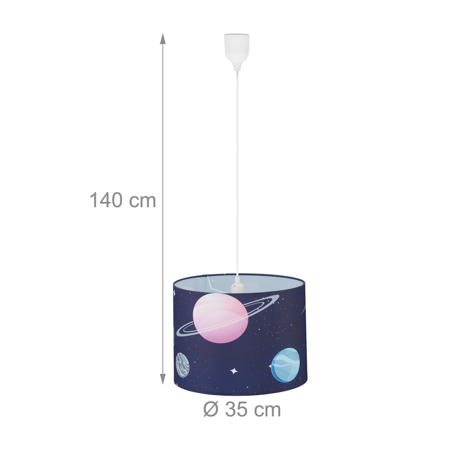 Hanging lamp for the children's room Planeter