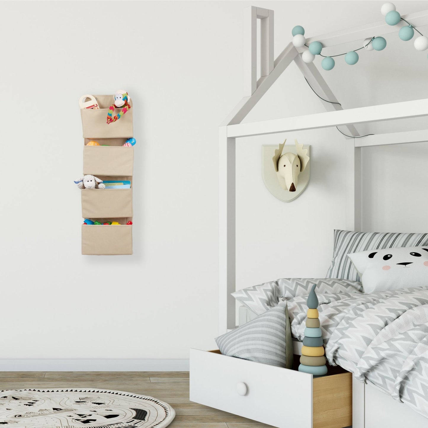 Hanging organizer 4 compartments