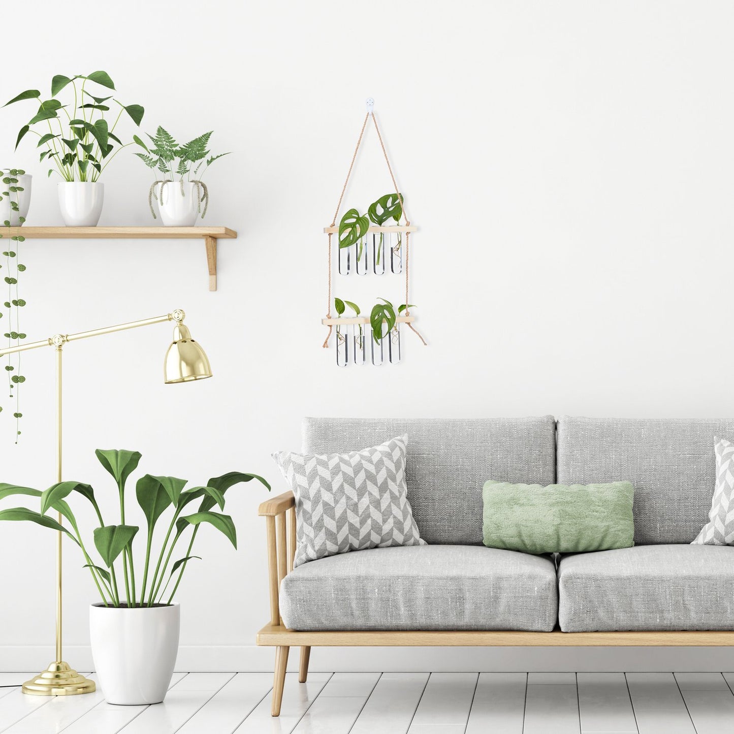 Hanging plant propagation station