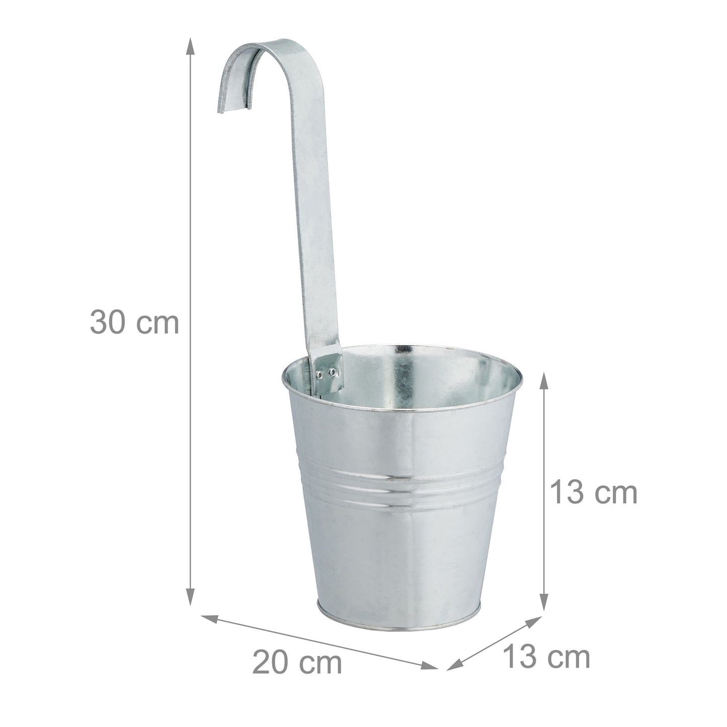 Hanging pots, set of 12