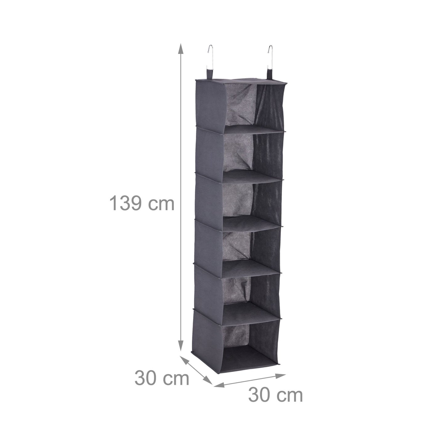 Hanging shelf Wardrobe 6 compartments