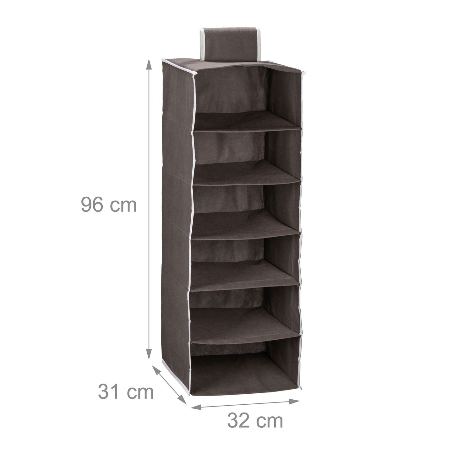 Hanging shelf Wardrobe 6 compartments
