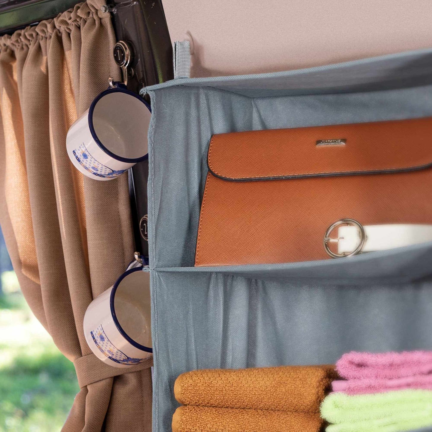 Hanging shelf Wardrobe 8 compartments