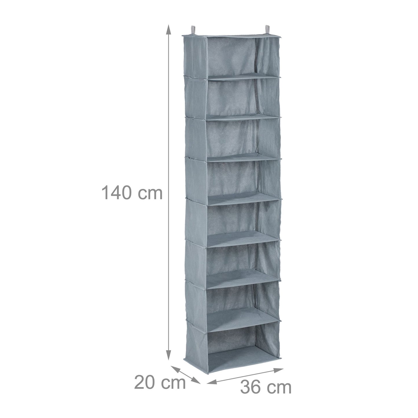 Hanging shelf Wardrobe 8 compartments