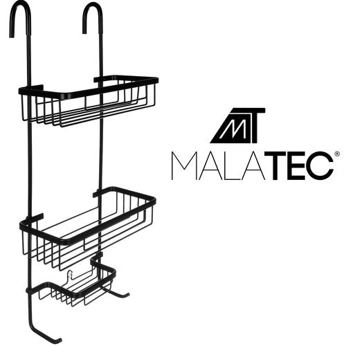 Hanging shower shelf - black