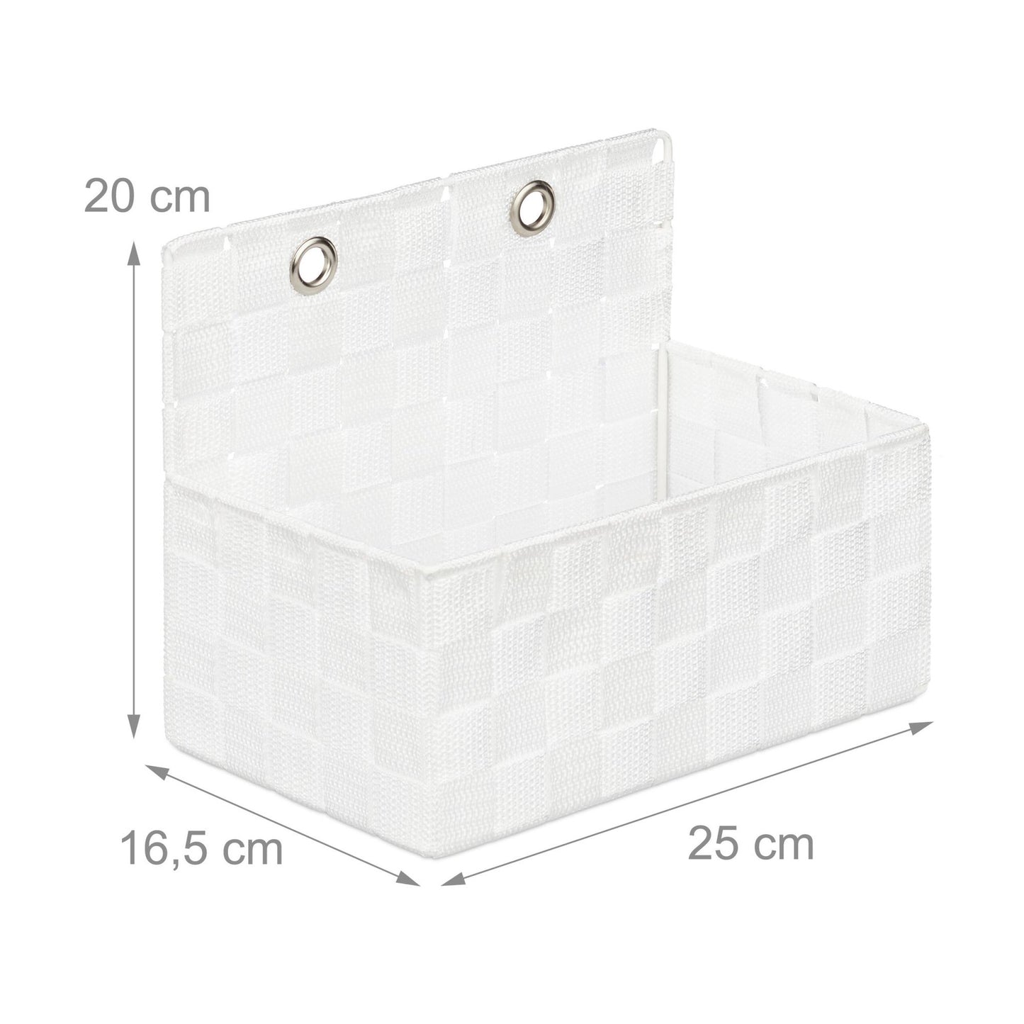 Hanging storage basket