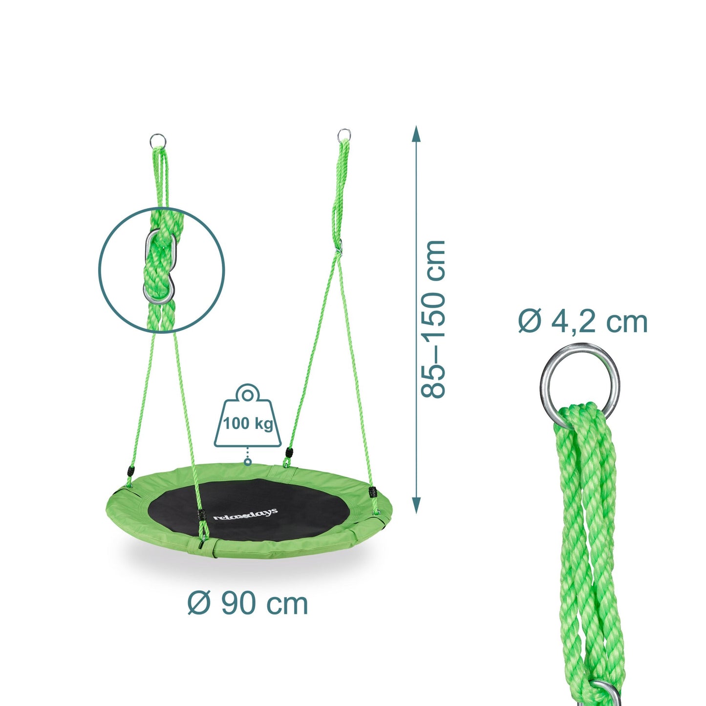 Hanging swing 90 cm