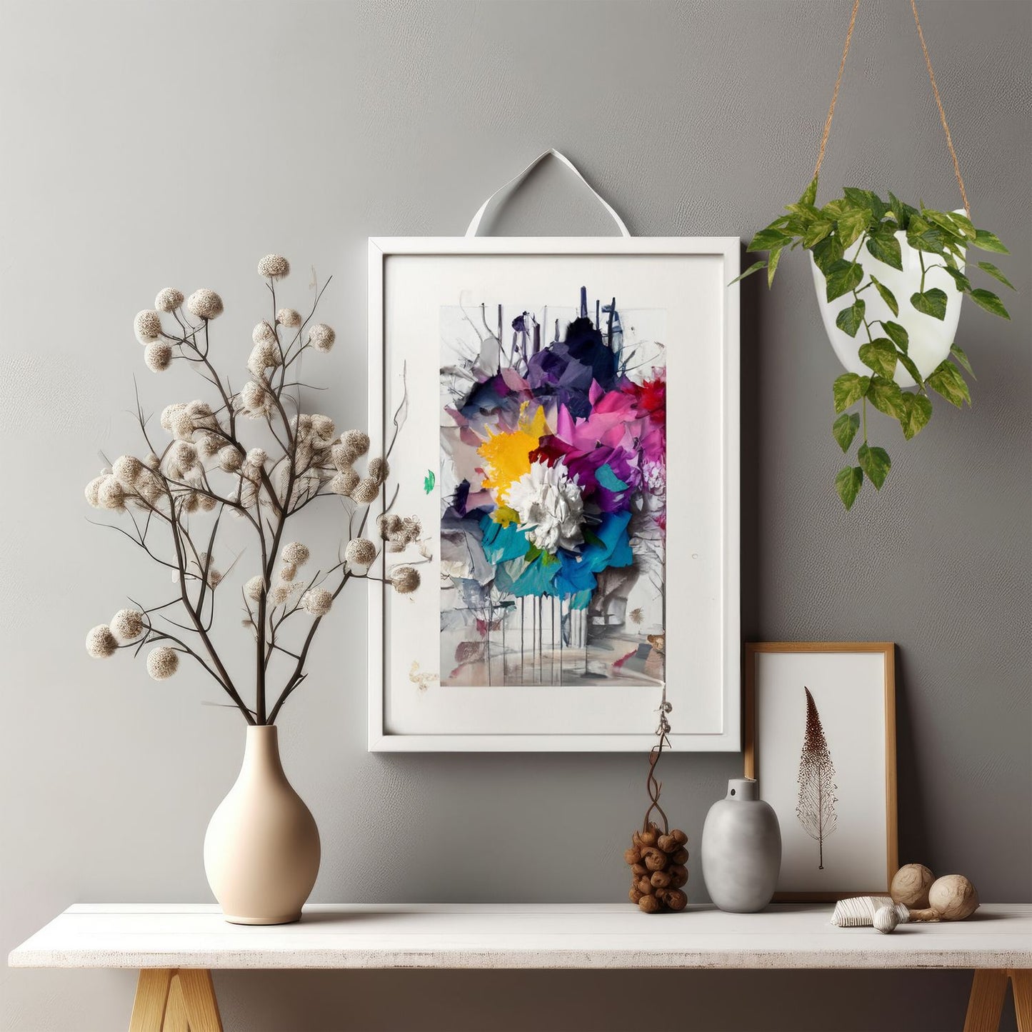 Hanging wall vase - set of 3
