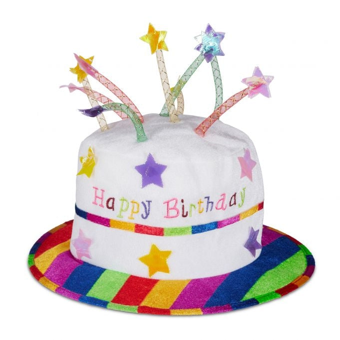 Happy birthday hat cake