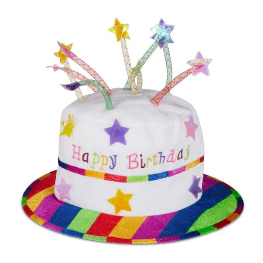 Happy birthday hat cake