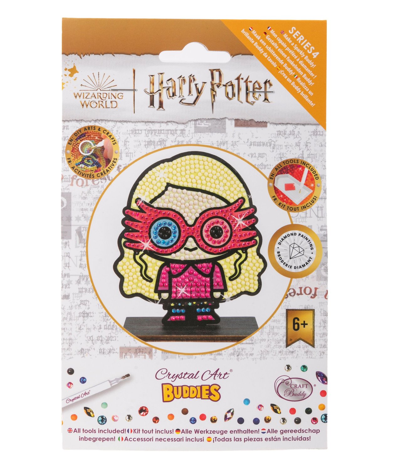 Harry Potter Art Set with Crystals, Luna Lovegood Design