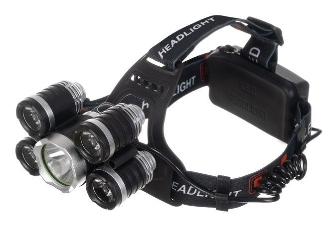 Headlamp 5 x LED T6 CREE