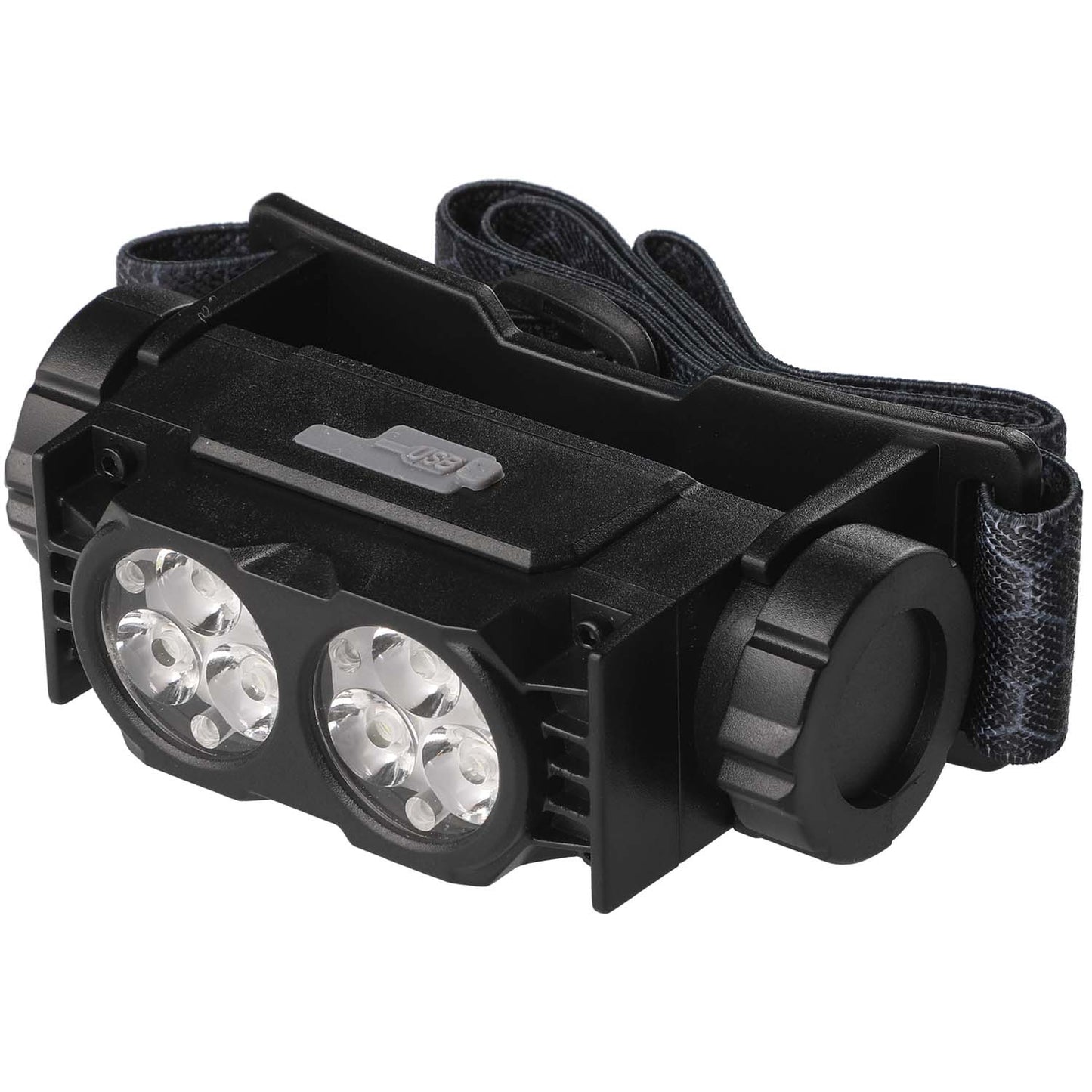 Headlamp Black 400 lm, Rechargeable, IPX4 Waterproof