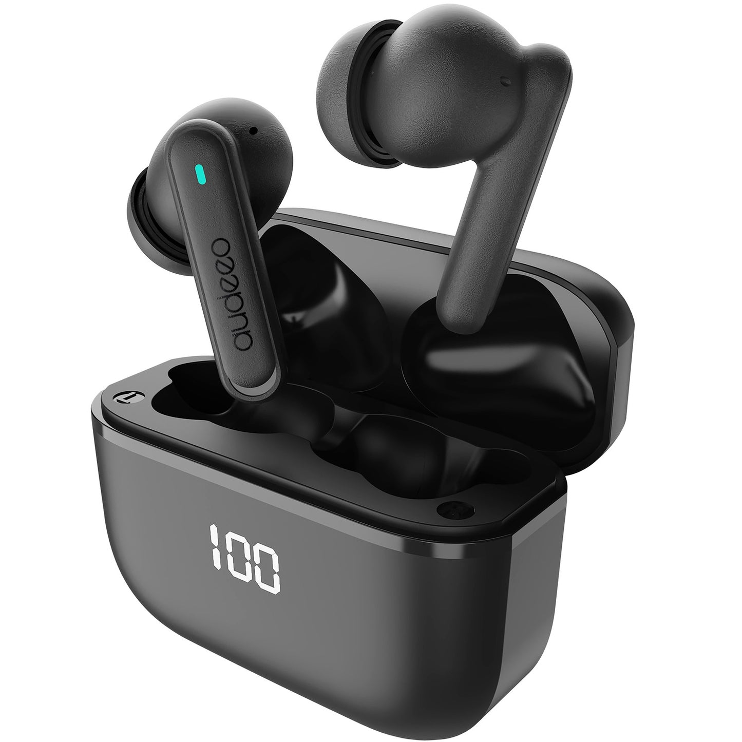 Headphones In-Ear ANC ENC LED Aeropods Black