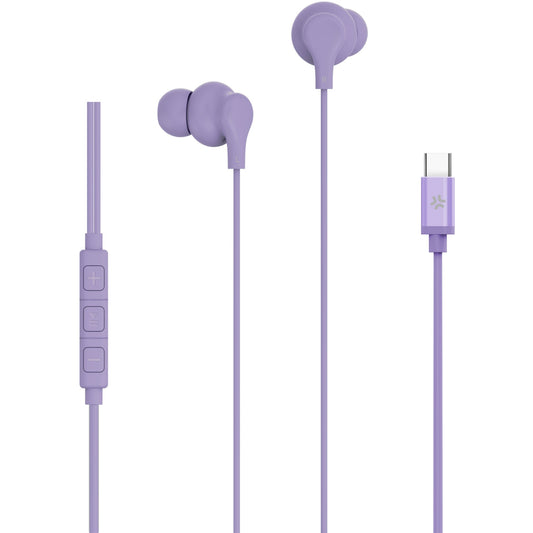Headphones In-Ear Cable USB-C UP1600 Purple