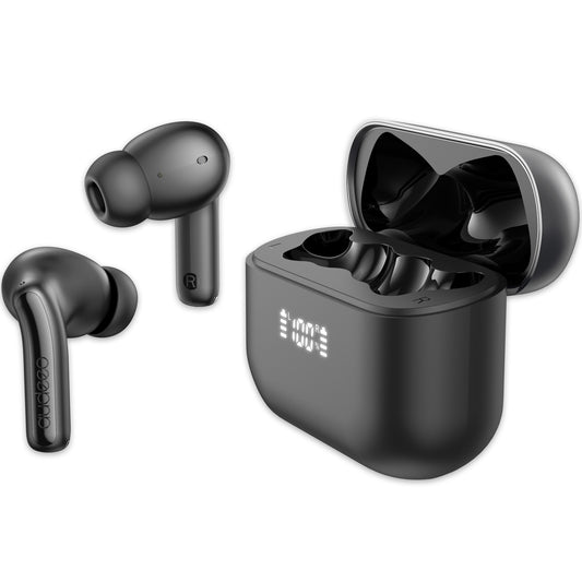 Headphones In-Ear TWS ANC ENC LED Novatune Black