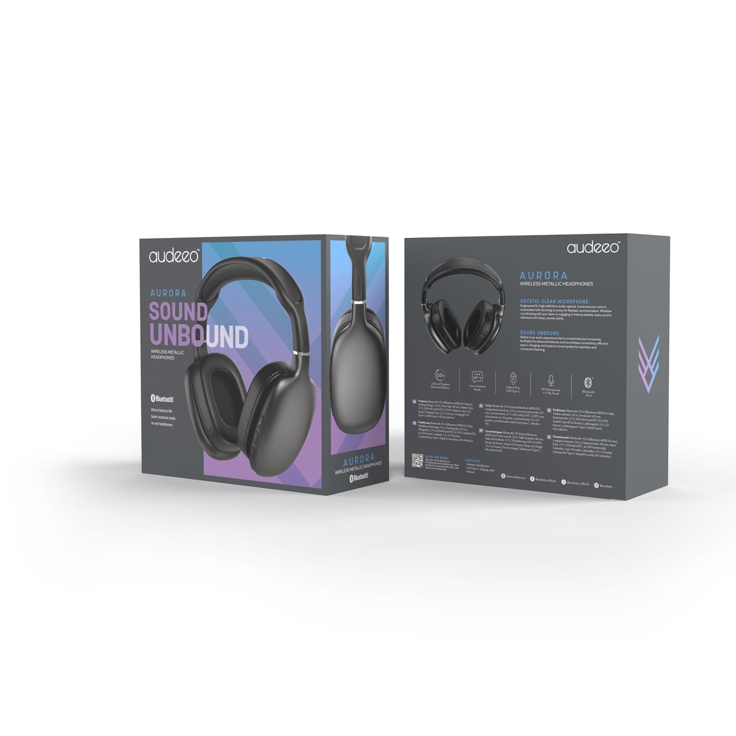 Headphones Over-Ear Aurora Black