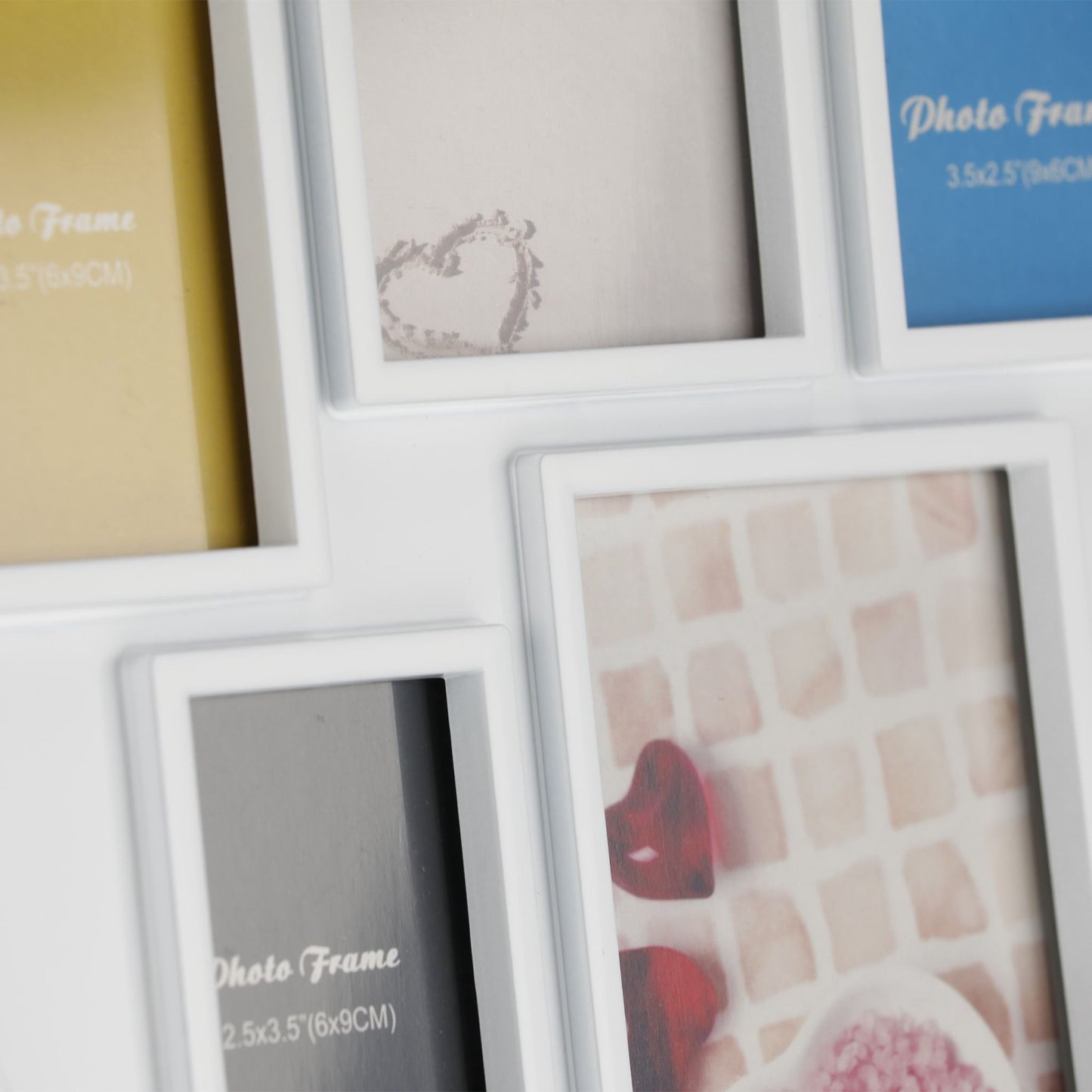 Heart photo frame for 11 photos