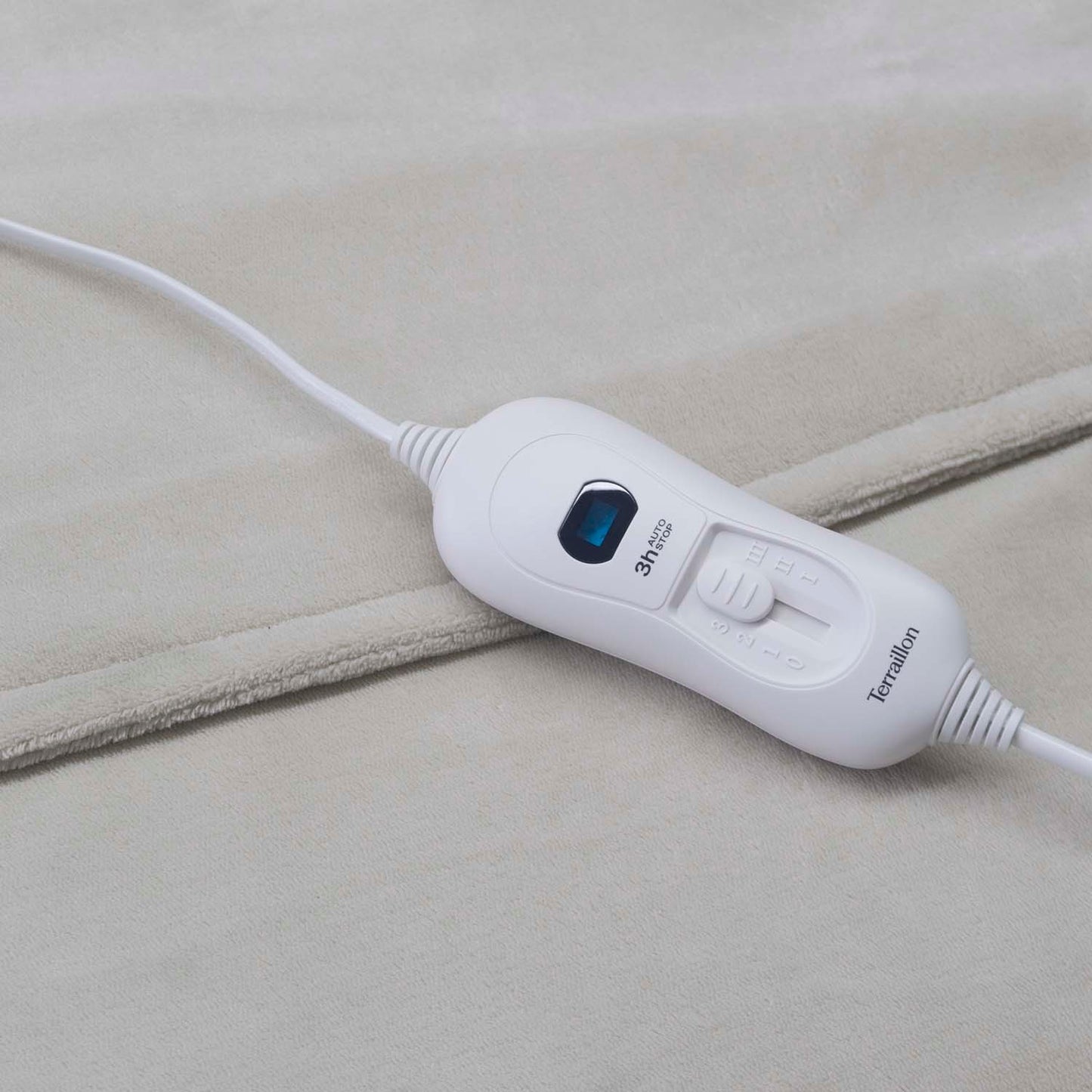 Heated Blanket 160x120cm Light Grey