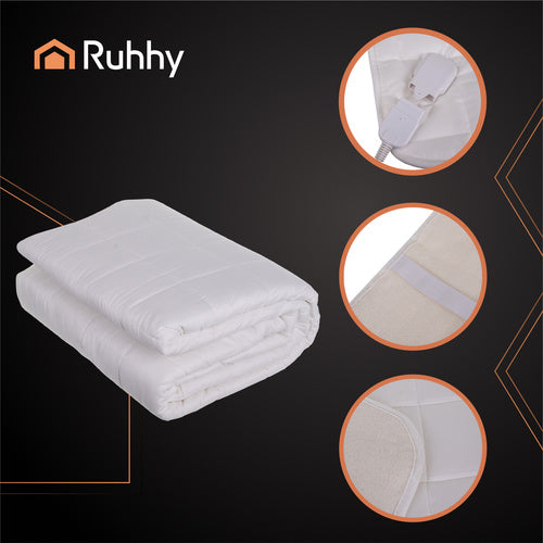 Heated Mattress Topper, 190x80 cm, 9 Heat Levels