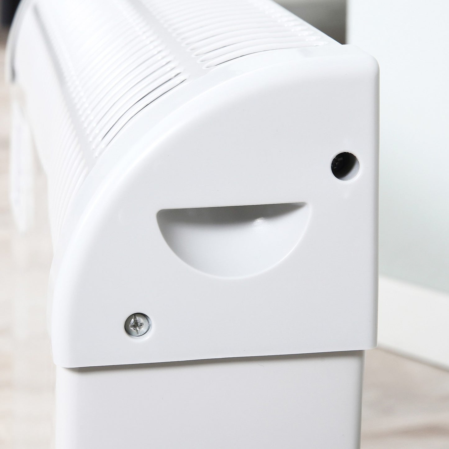 Electric fan heater, 2000W, 3 settings, Timer, White