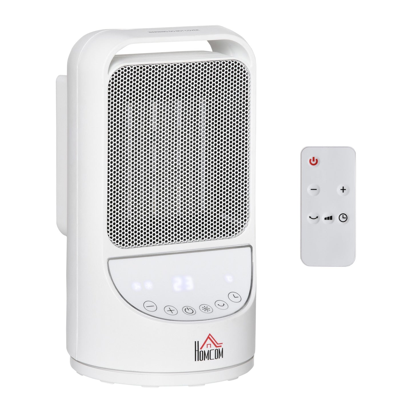 Ceramic electric heater, 750/1500W, 3 levels, timer, oscillating