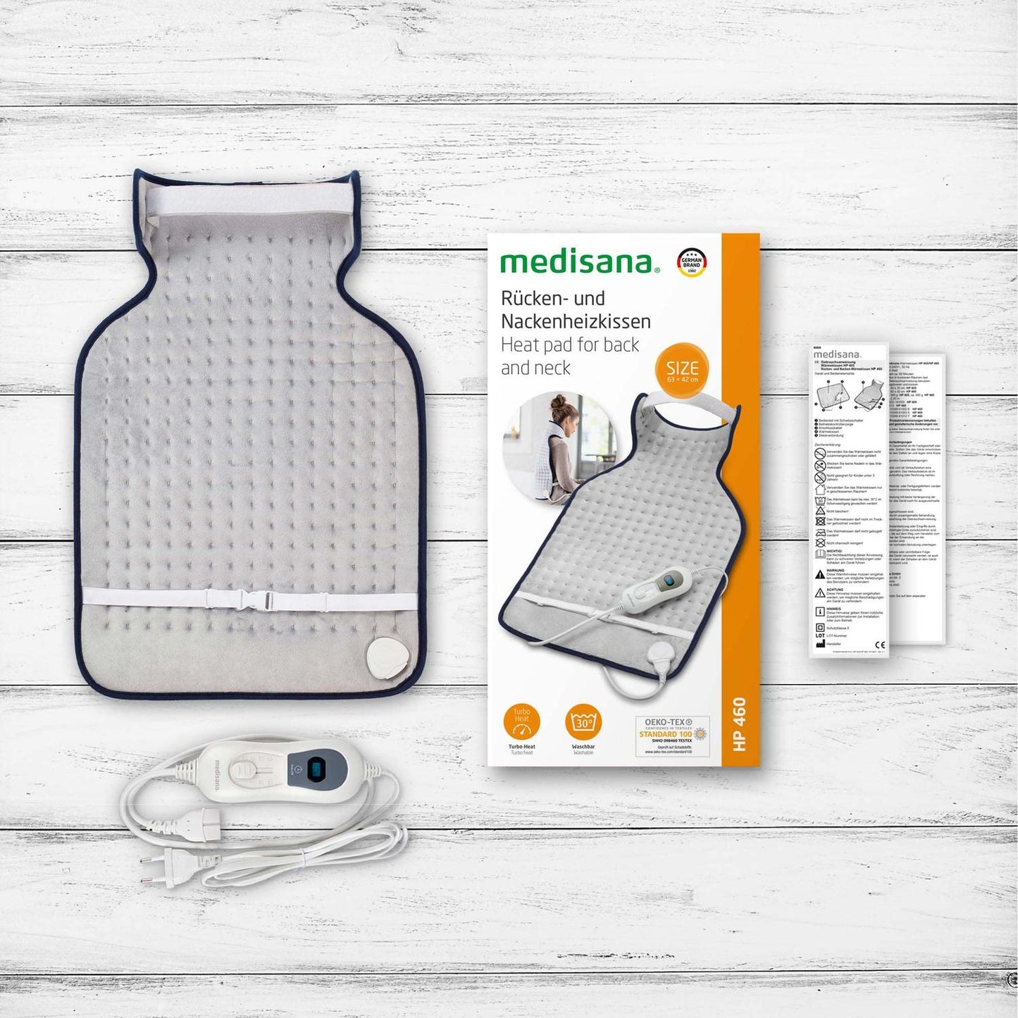 Heating pad for neck & back HP460 58x38cm