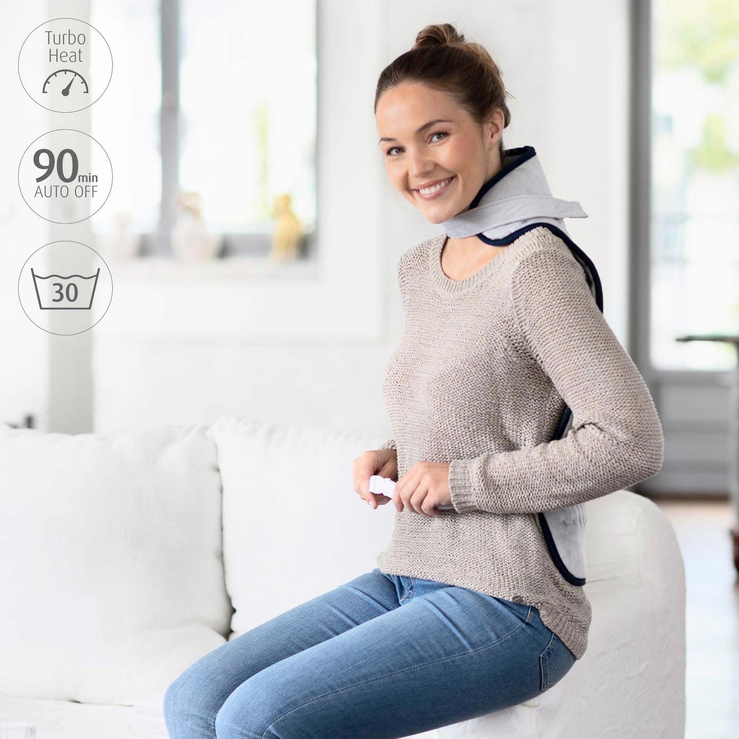 Heating pad for neck & back HP460 58x38cm