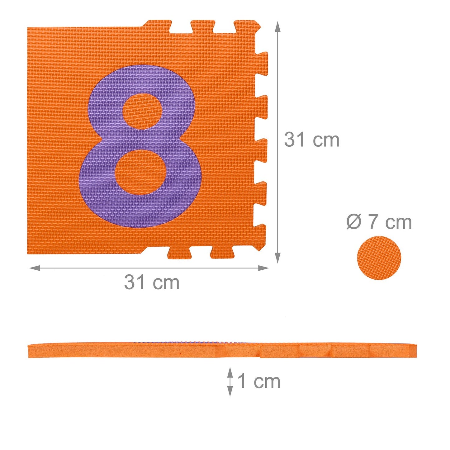 Heaven and Hell puzzle mat