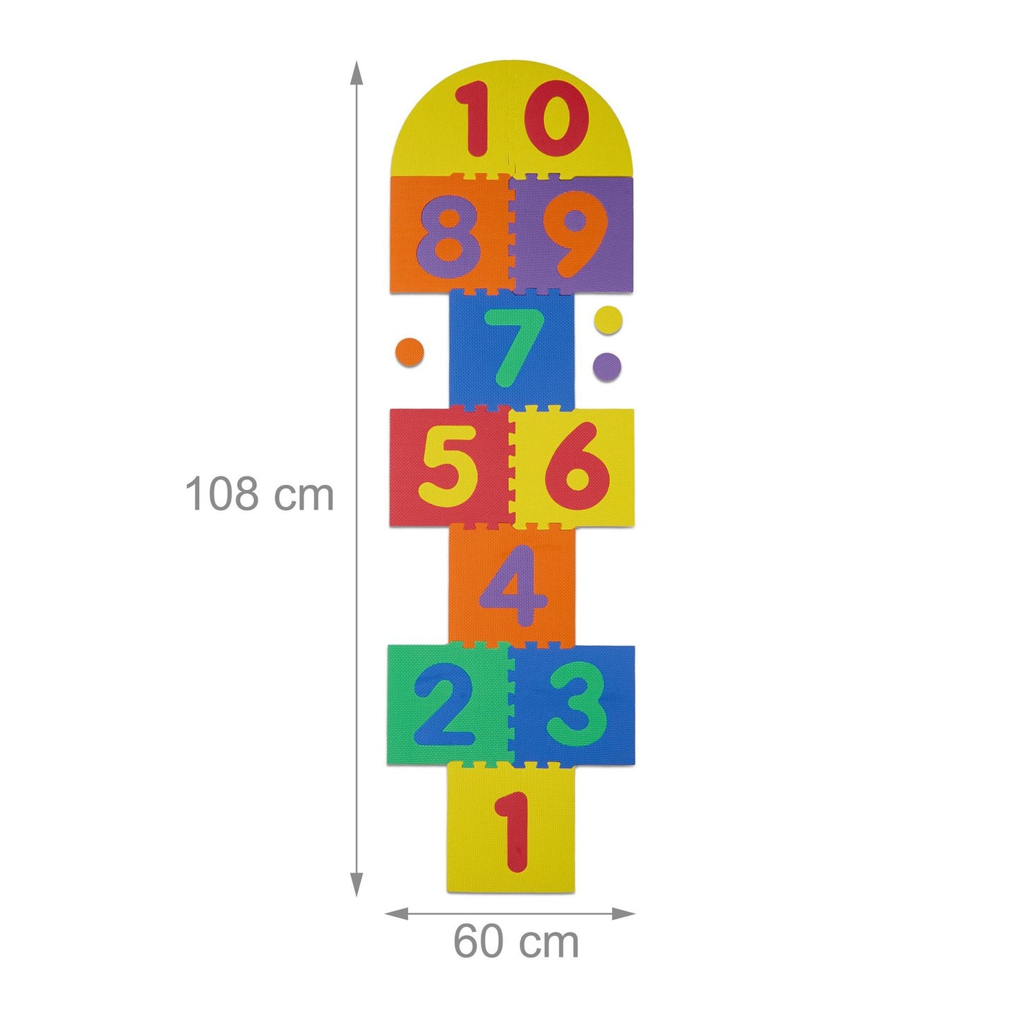 Heaven and Hell puzzle mat