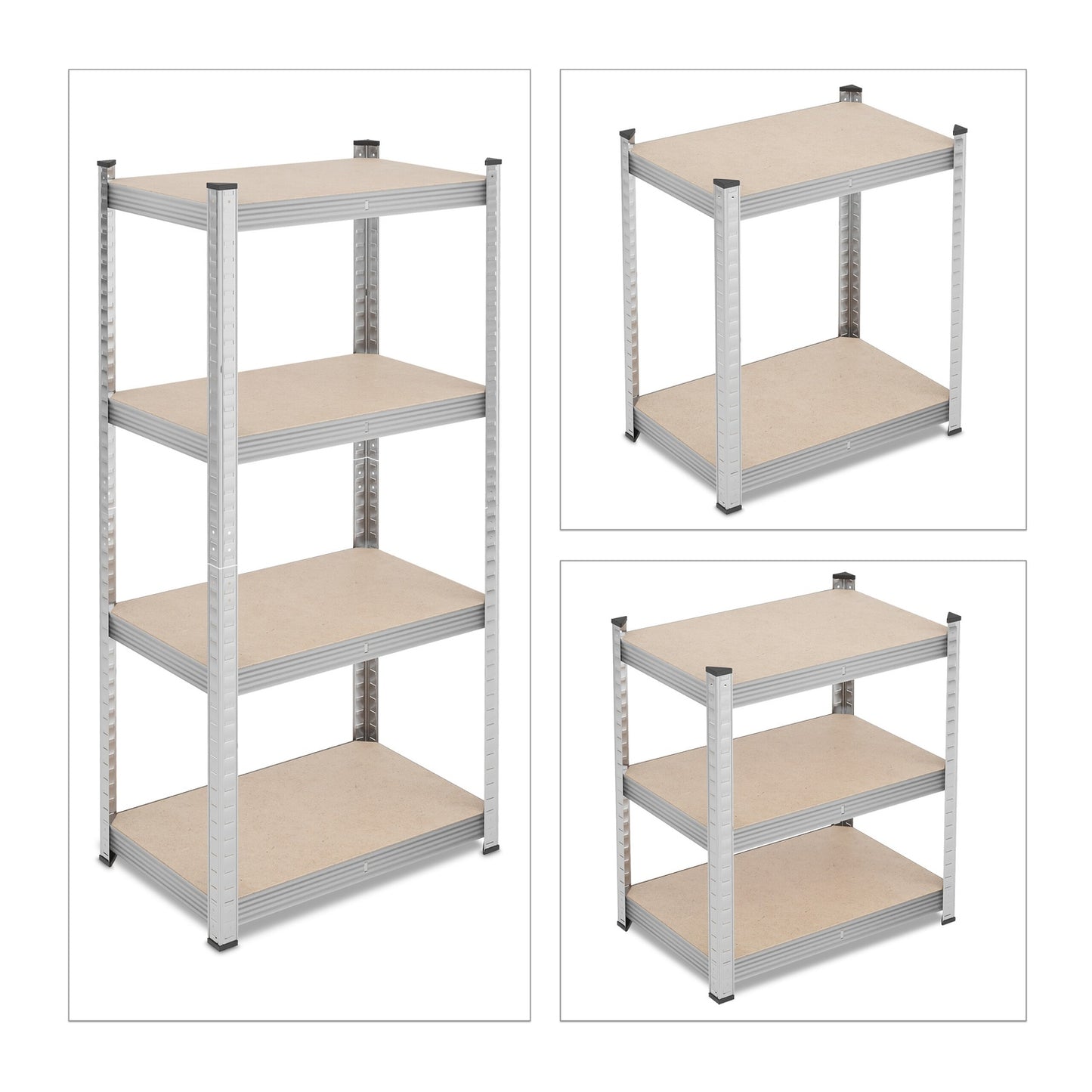 Heavy Duty 4-Level Steel Shelving Unit