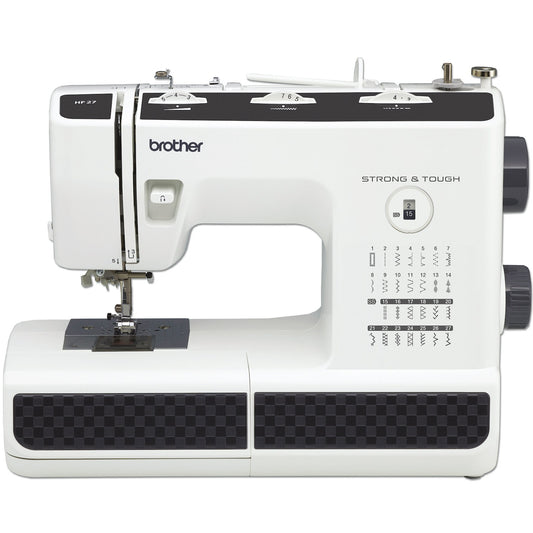 Heavy-Duty Sewing Machine, 27 Stitches, Twin Needle