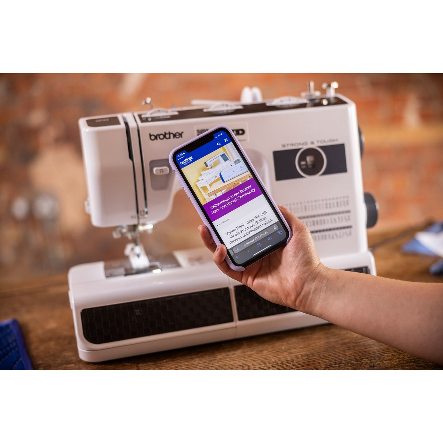Heavy-Duty Sewing Machine with Extension Table, 53 Stitches