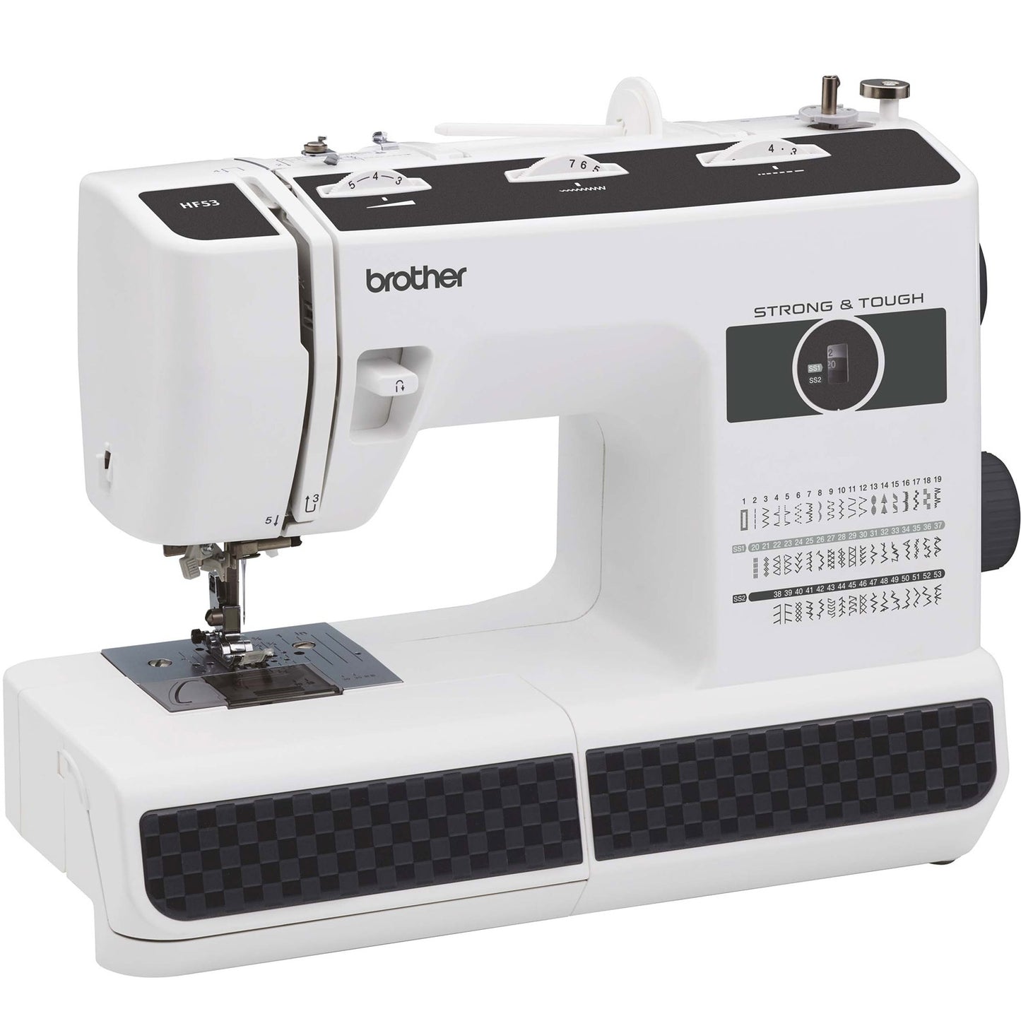 Heavy-Duty Sewing Machine with Extension Table, 53 Stitches