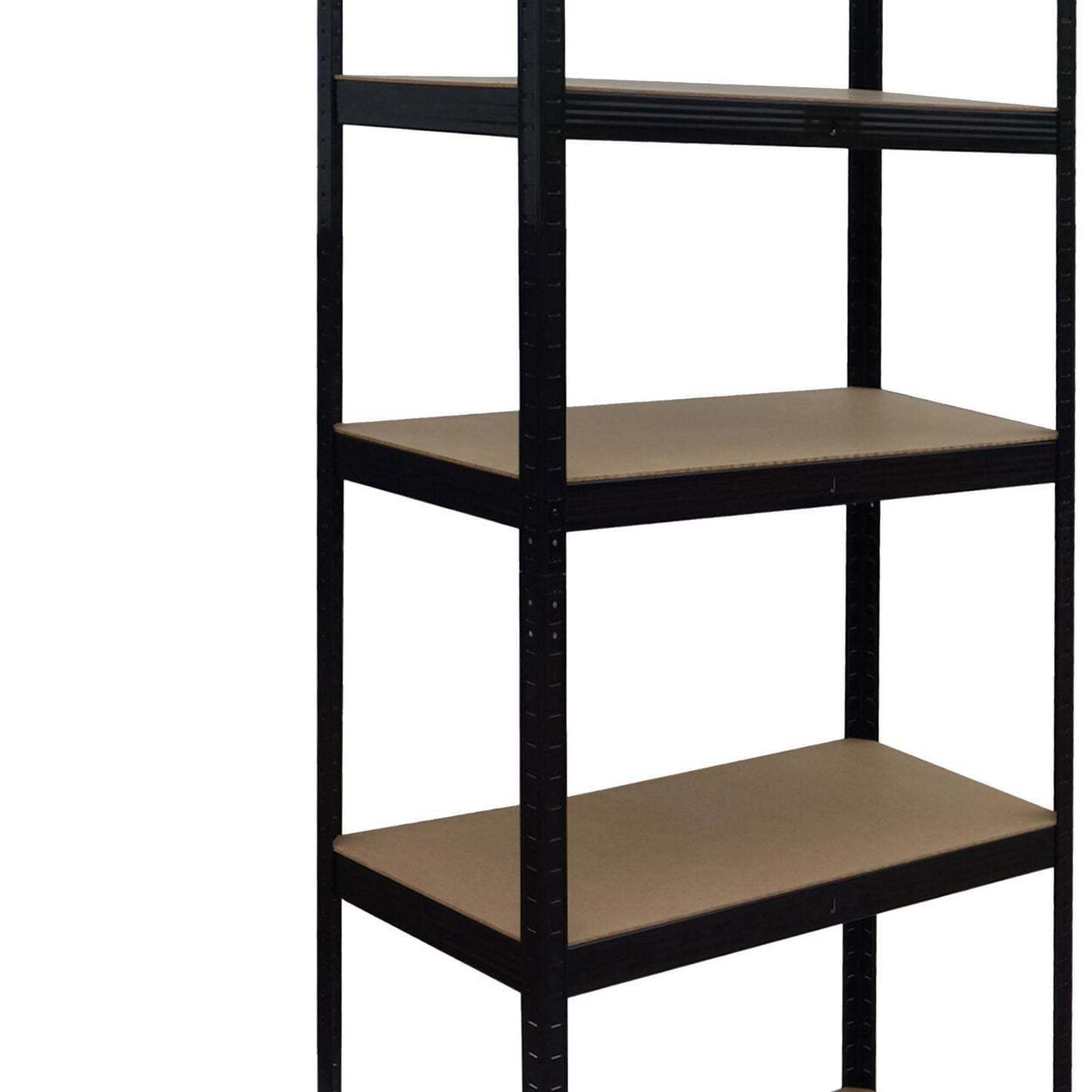 Heavy-Duty Steel Rack, 5 Adjustable Shelves