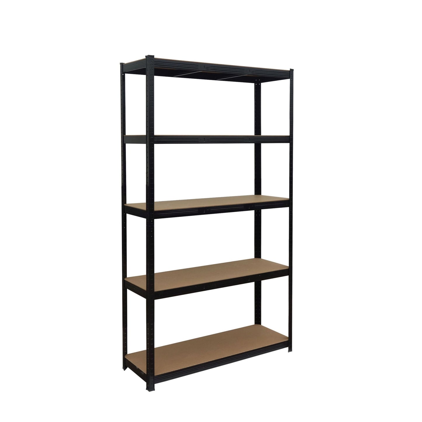 Heavy-Duty Steel Rack, 5 Adjustable Shelves