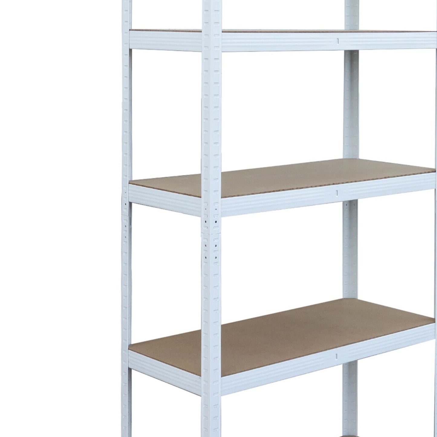 Heavy-Duty Steel Shelving Unit, 5 Adjustable Tiers