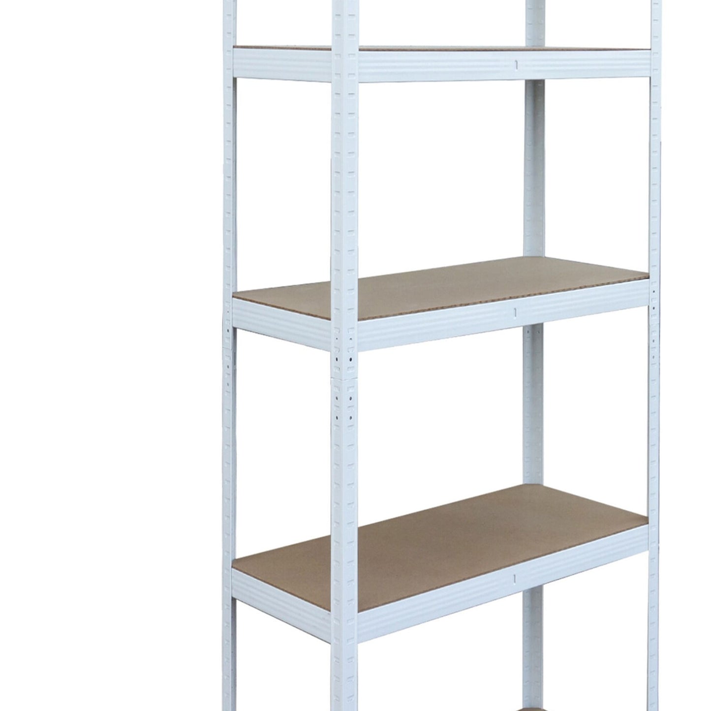 Heavy-Duty Steel Shelving Unit, 5 Adjustable Tiers