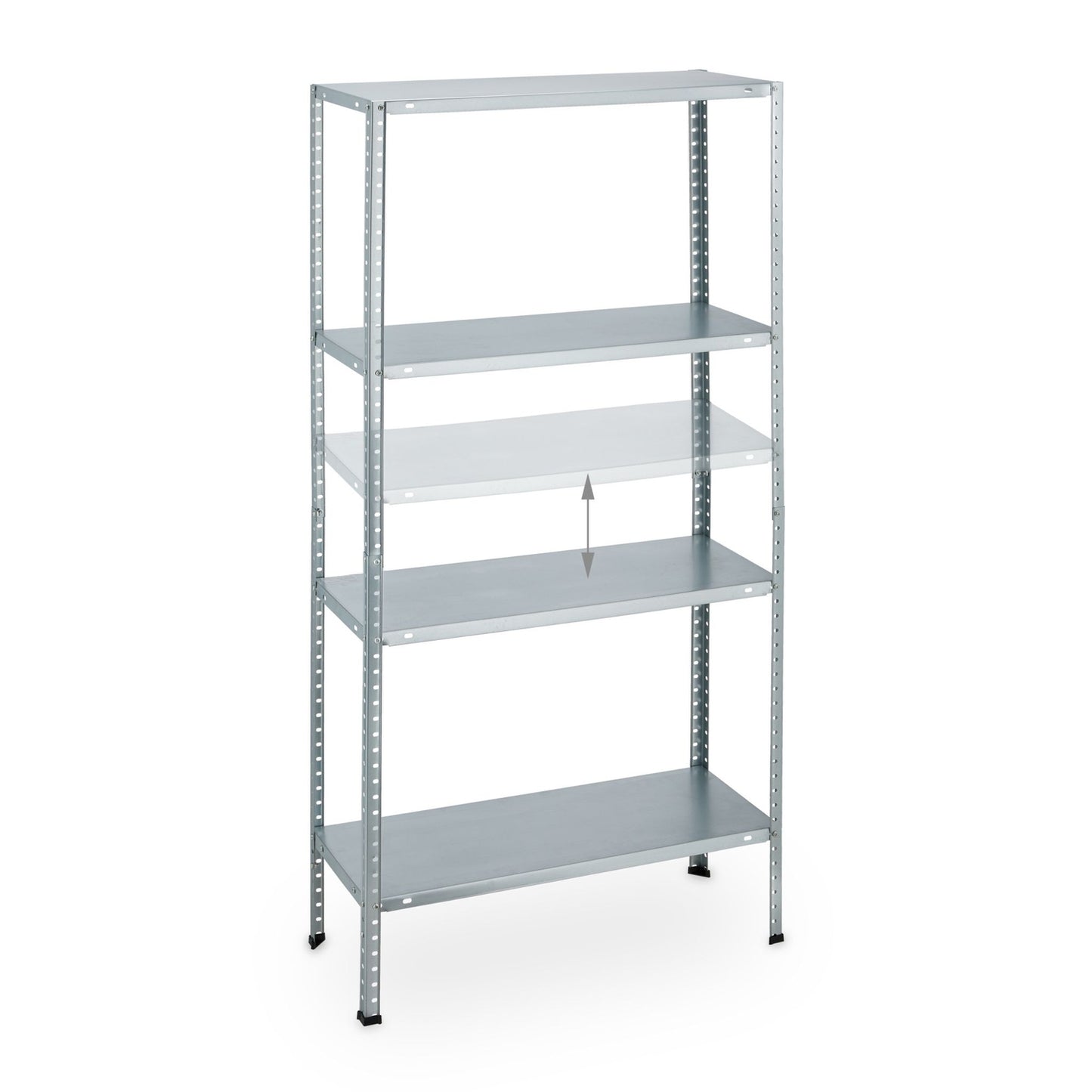 Heavy Duty Steel Shelving Unit, Set of 2, Adjustable