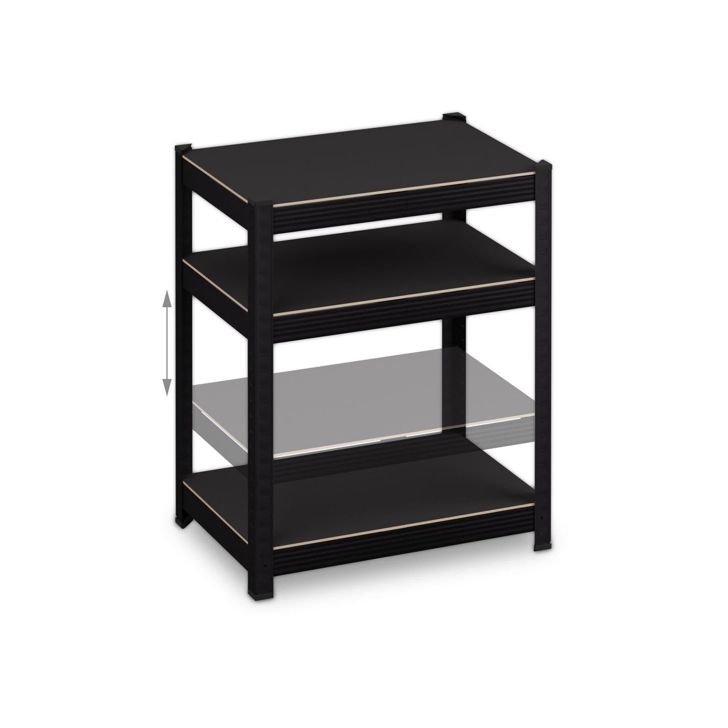 Heavy load rack with 5 levels