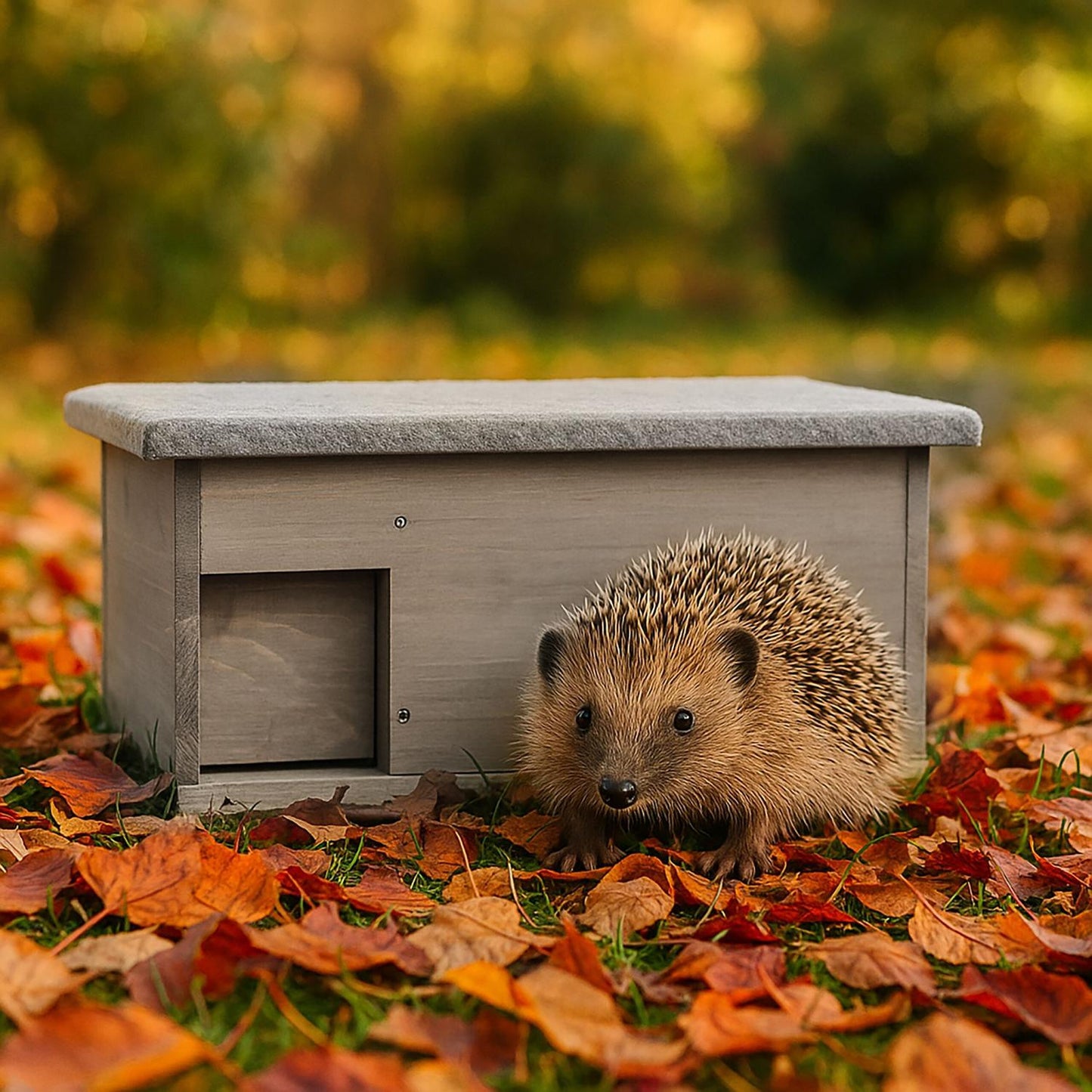 Hedgehog House Kit – Winter Shelter with Entry Flap