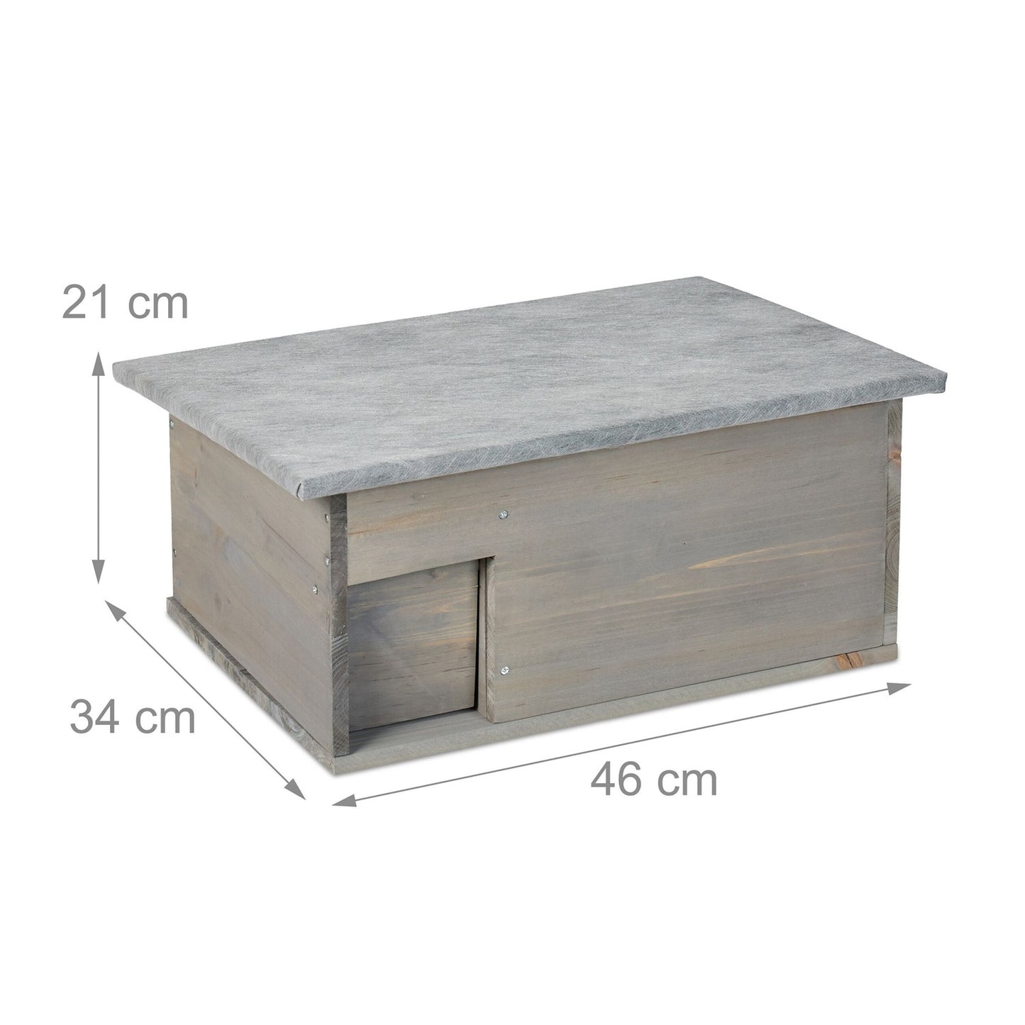 Hedgehog House Kit – Winter Shelter with Entry Flap