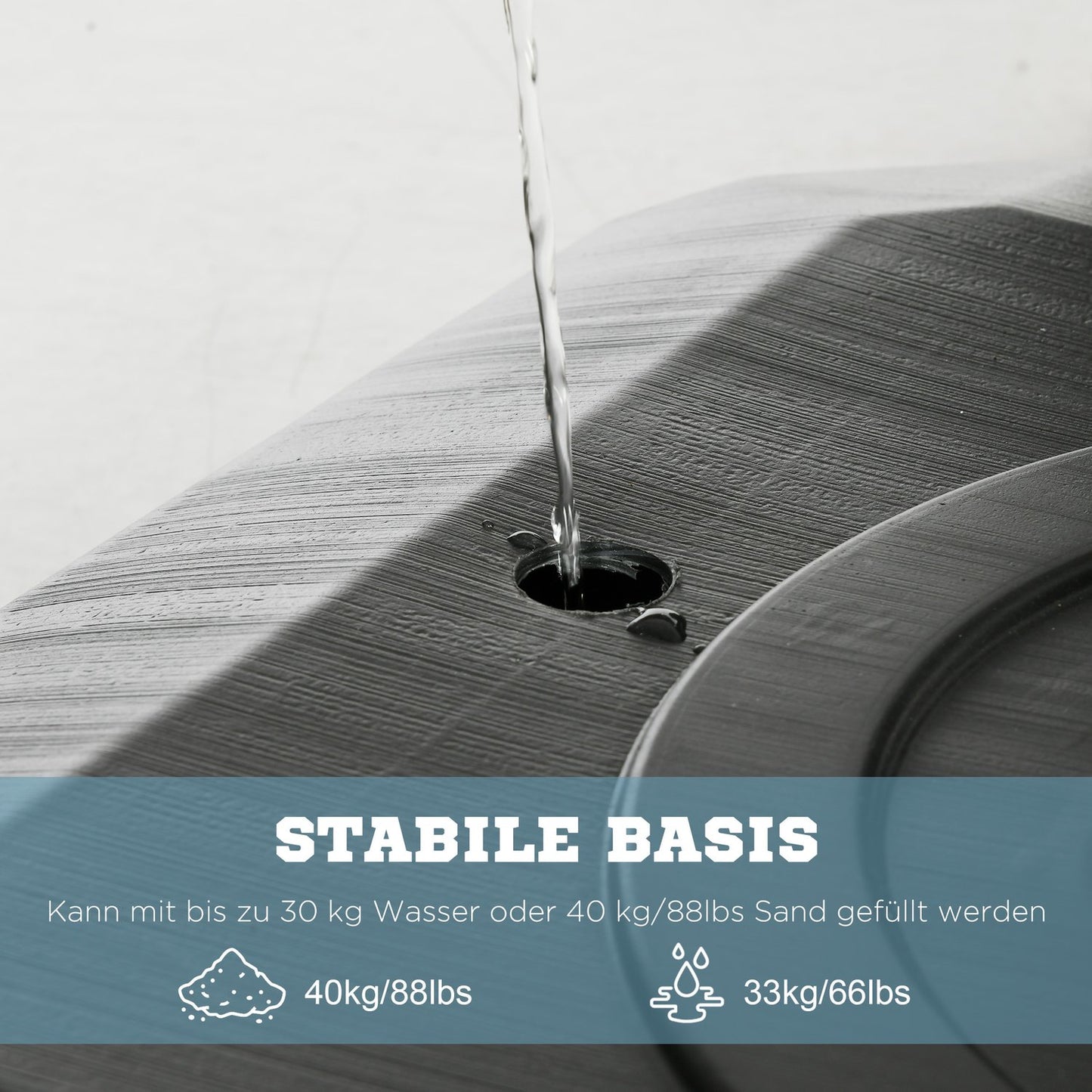 Adjustable steel basketball stand, 293-350 cm, with wheels