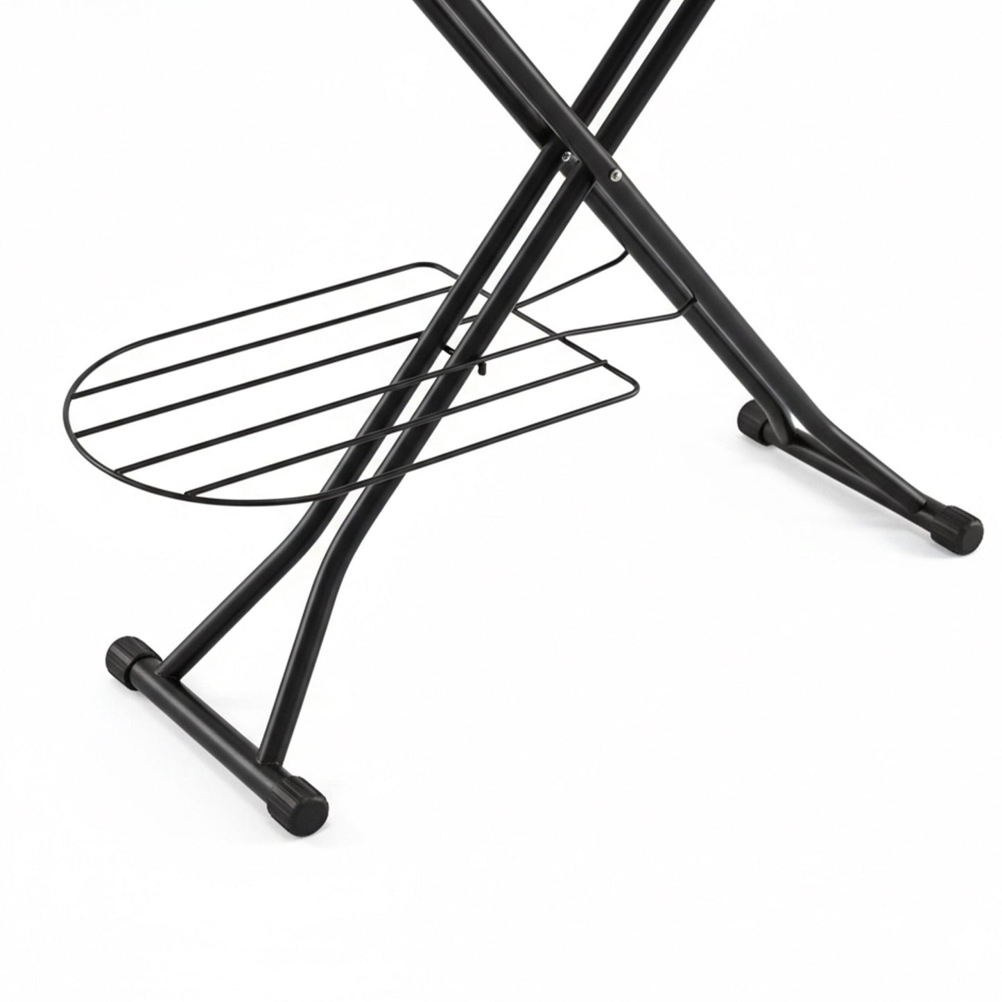 Height-Adjustable Ironing Board with Iron Rest, 110x33 cm