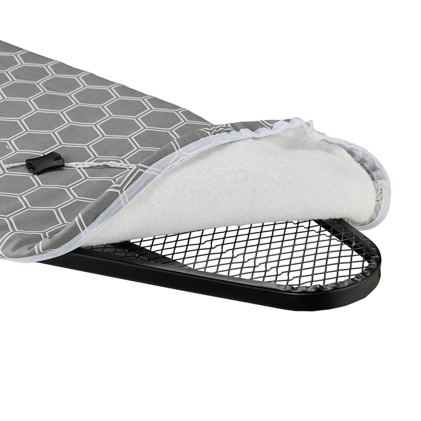 Height-Adjustable Ironing Board with Iron Rest