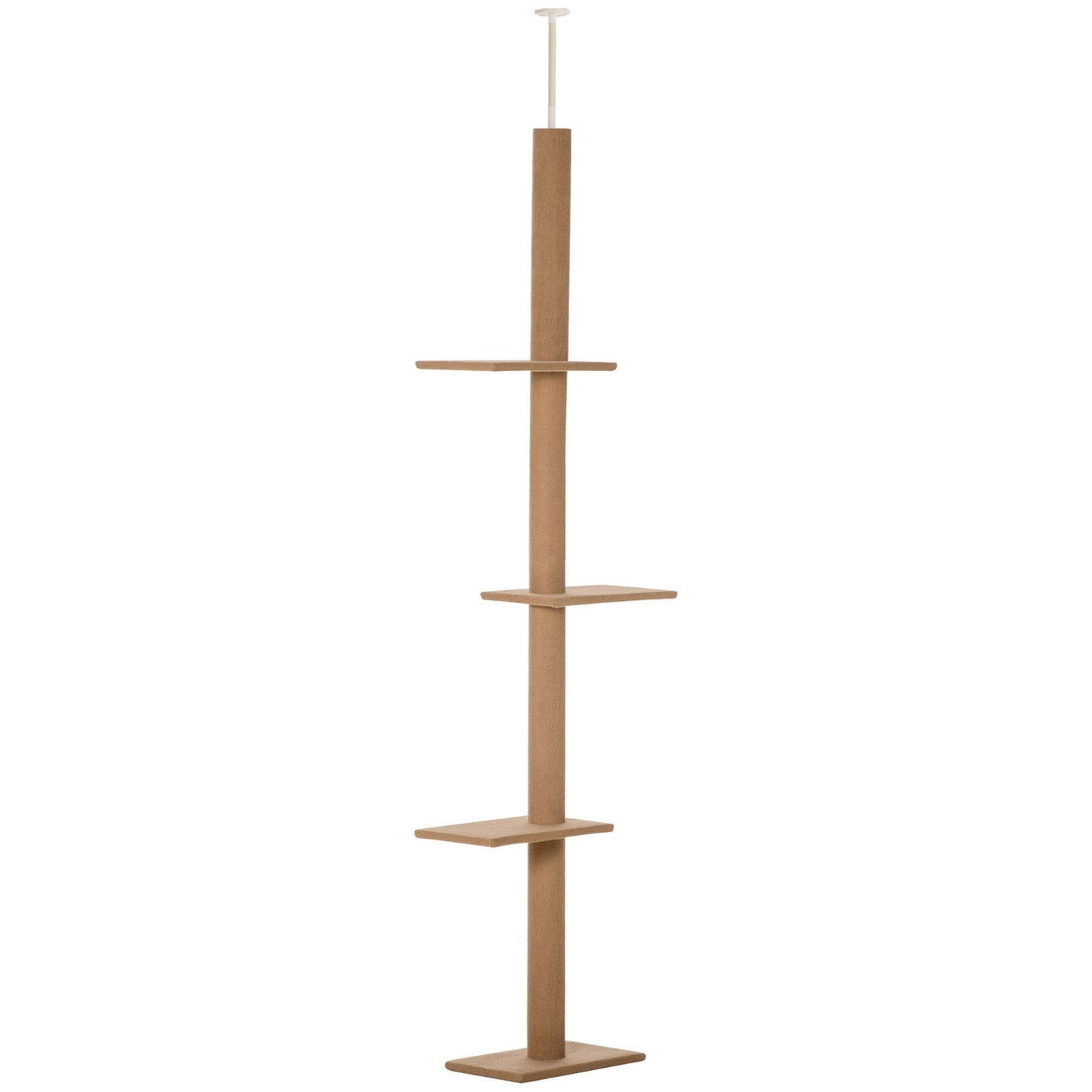 Adjustable Cat Scratching & Climbing Tree, light brown