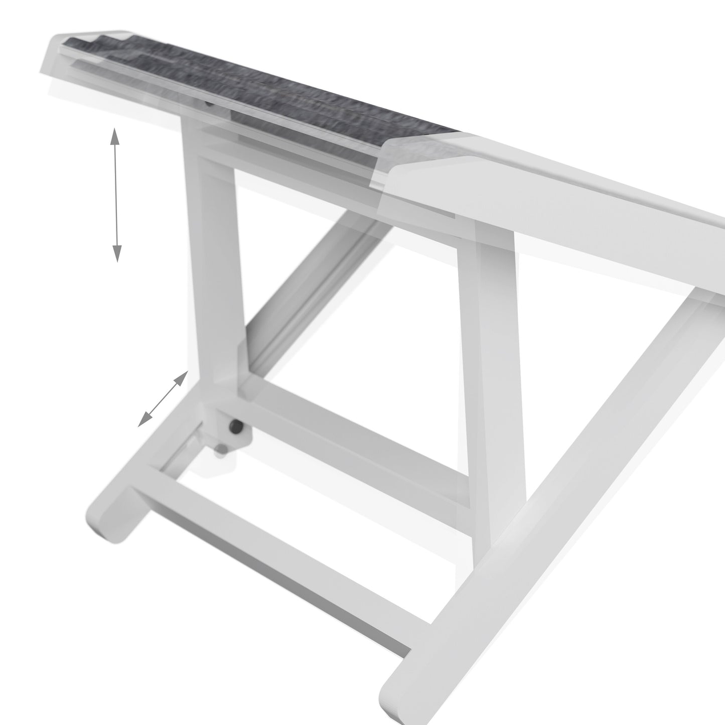 Height adjustable dog ramp