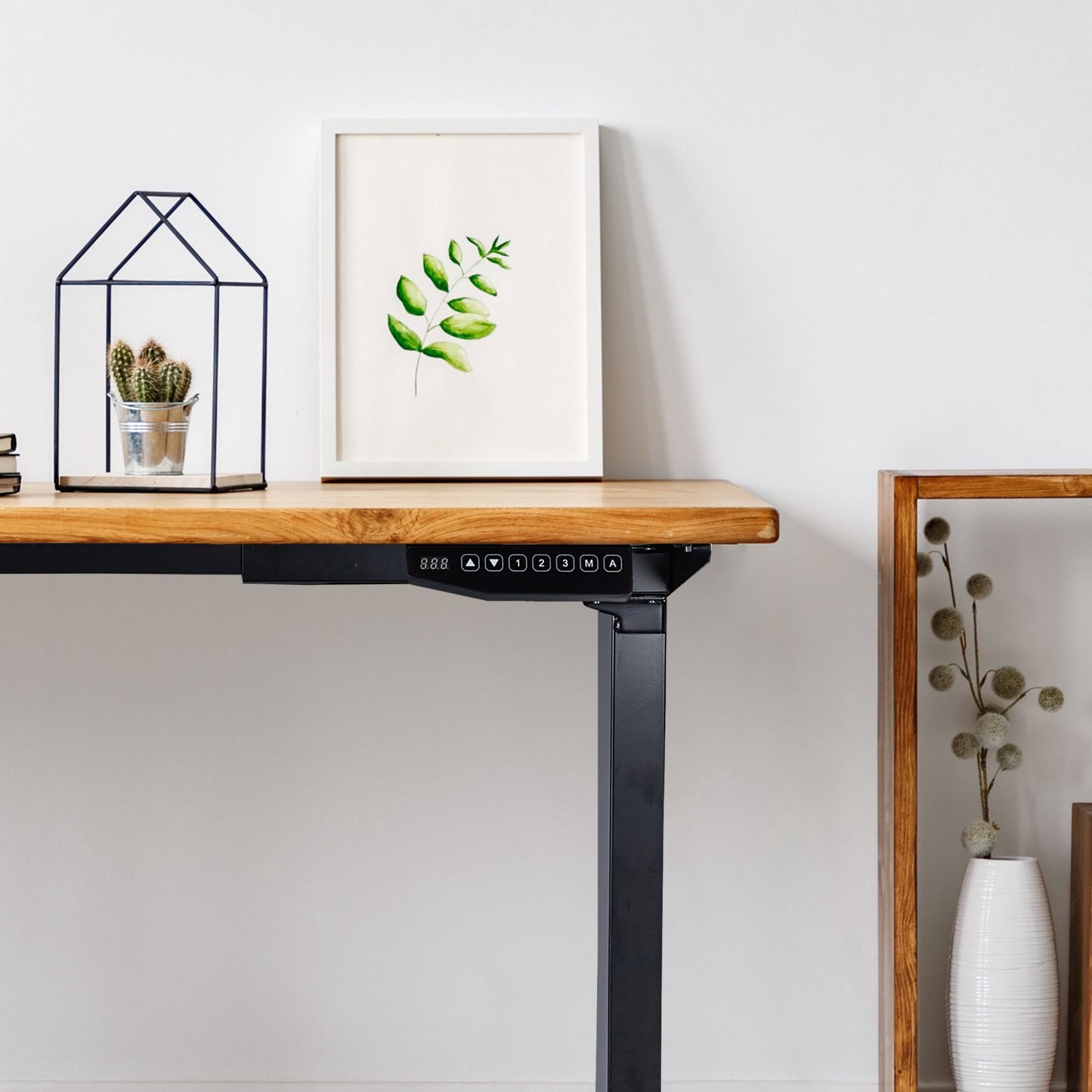 Height adjustable table frame
